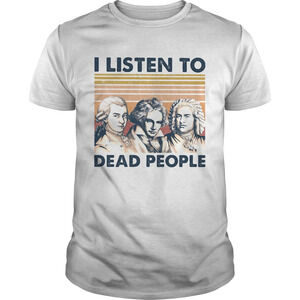 I Listen To Dead People Retro Shirt
